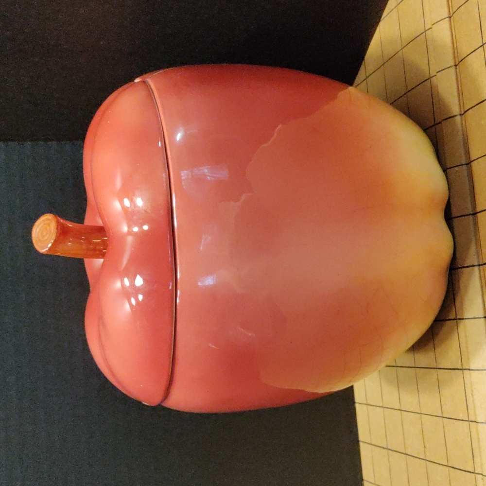 Otagiri 1984 large vintage apple cookie jar - Picture 2 of 16